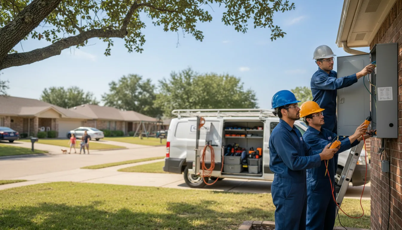 Certified electrician providing emergency electrical services in Mount Vernon, IA